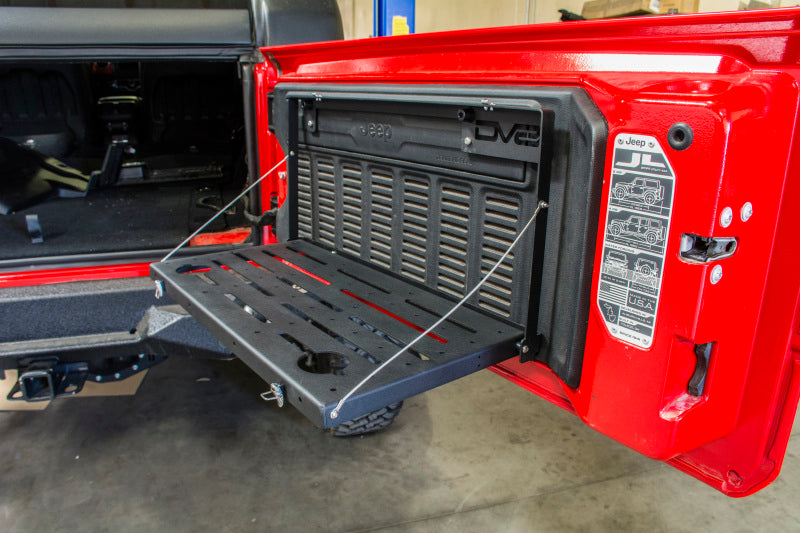 DV8 Jeep JL Tailgate Mounted Table (Trail Table) - Black TTJL-01 TTJL-01 User 7