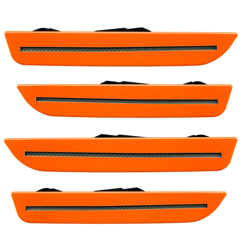 ORACLE Lighting Oracle 10-14 Ford Mustang Concept Sidemarker Set - Tinted - Competition Orange (CY) 9700-CY-T 9700-CY-T Photo - out of package