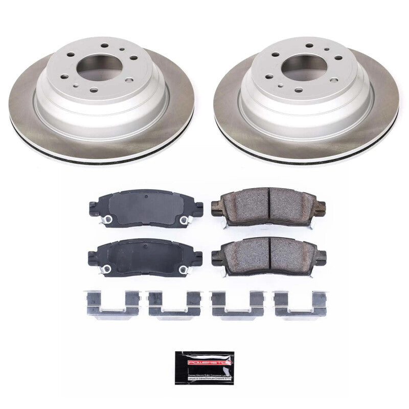 PowerStop Power Stop 05-09 Saab 9-7x Rear Semi-Coated Rotor Kit SC2050 SC2050 Photo - Primary