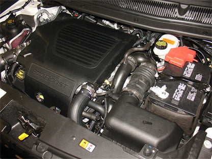 Injen 13 Ford Explorer Sport 3.5L EcoBoost V6 Polished Tuned Intake w/ Dry Web Filter PF9005P PF9005P Photo - Mounted