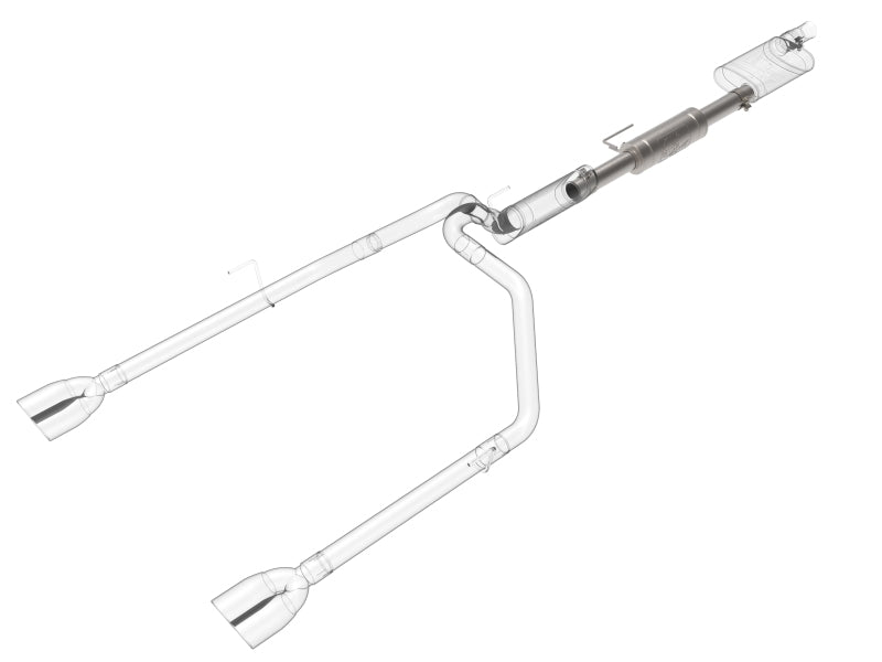 aFe Vulcan Series 3in T304 Stainless Steel Muffler Upgrade Pipe (Use w/ PN 49-48083-B/P) 49C38097 49C38097 Photo - Unmounted