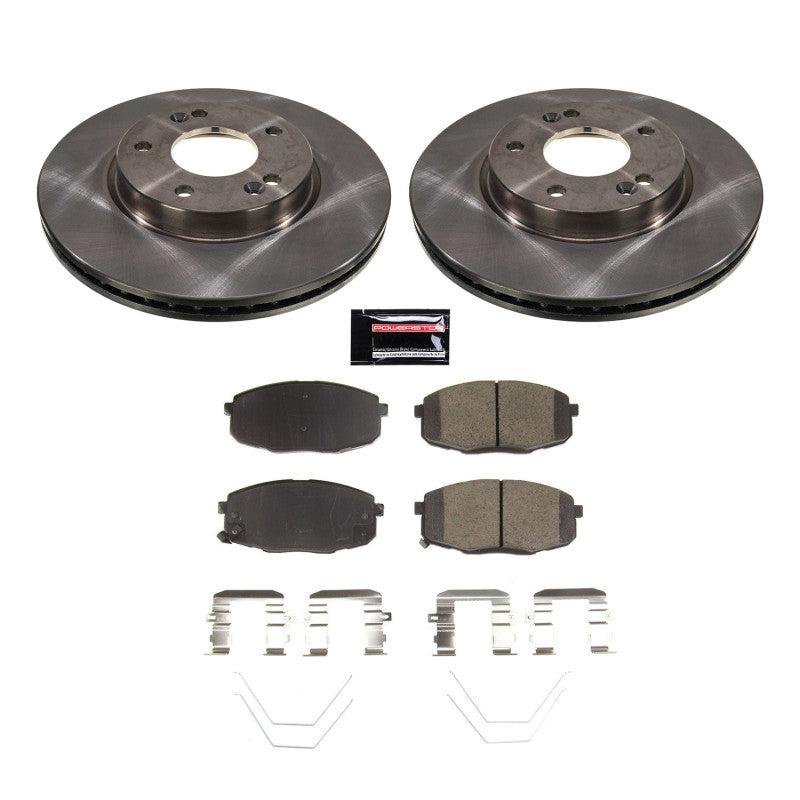 PowerStop Power Stop 19-22 Kia Forte Front Autospecialty Brake Kit KOE8749 KOE8749 Photo - Primary