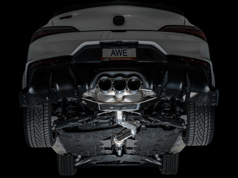 AWE Tuning 2024 Acura Integra Type S DE5 FWD Touring Edition Exhaust w/ Triple Chrome Silver Tips 3015-52335 3015-52335 Photo - Mounted