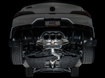AWE Tuning 2024 Acura Integra Type S DE5 FWD Touring Edition Exhaust w/ Triple Chrome Silver Tips 3015-52335 3015-52335 Photo - Mounted