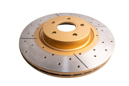 DBA 13-18 Ford Focus ST (w/320mm Front Rotor) Front Drilled & Slotted Street Series Rotor 2120X 2120X Photo - Primary