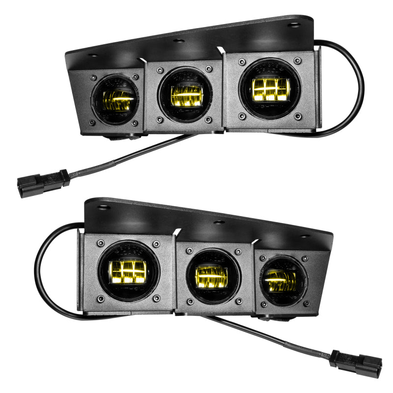 ORACLE Lighting 21-22 Ford Bronco Triple LED Fog Light Kit for Steel Bumper - Yellow 5890-006 5890-006 Photo - out of package