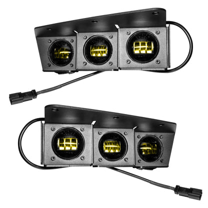 ORACLE Lighting 21-22 Ford Bronco Triple LED Fog Light Kit for Steel Bumper - Yellow 5890-006 5890-006 Photo - out of package