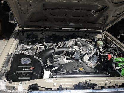 aFe Momentum GT Pro 5R Cold Air Intake System Toyota Landcruiser (70 Serie 54-76008 Photo - Mounted