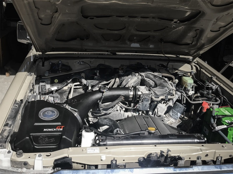 aFe Momentum GT Pro 5R Cold Air Intake System Toyota Landcruiser (70 Serie 54-76008 Photo - Mounted