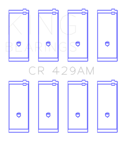 King Engine Bearings Toyota 1.6I 4Afe (Size +0.75mm) Connecting Rod Bearing Set CR429AM0.75 CR429AM0.75 Photo - Primary