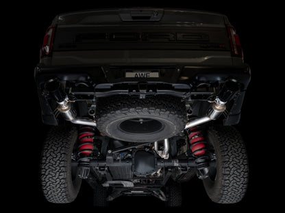 AWE Tuning AWE Gen 3 Raptor R SwitchPath Exhaust - Diamond Black Tips 3025-33852 3025-33852 Photo - Mounted