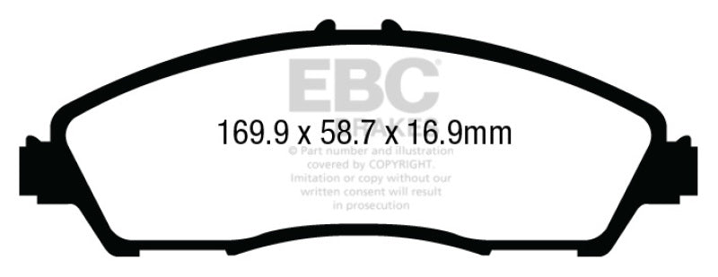 EBC Disc Brake Pad Set DP63024 Photo - Primary