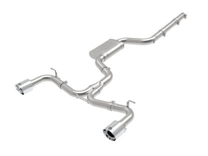 aFe MACHForce XP 3in-2.5in SS Exhaust Cat-Back 18-19 Volkswagen GTI (MK7.5) L4-2.0L (t) - Polished 49-36422-P 49-36422-P Photo - Primary