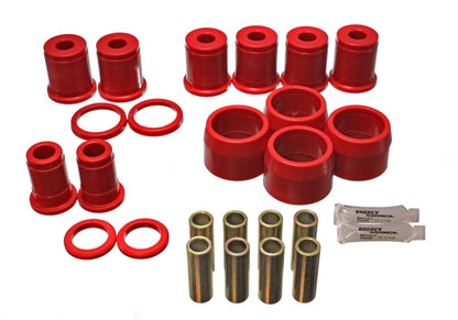 Energy Suspension Control Arm Bushing Set Red Chevrolet Biscayne All 1965-1970 3.3149R Photo - Primary