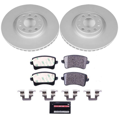 PowerStop Power Stop 00-04 Audi A6 Quattro Front Euro-Stop Brake Kit ESK948 ESK948 Photo - Primary
