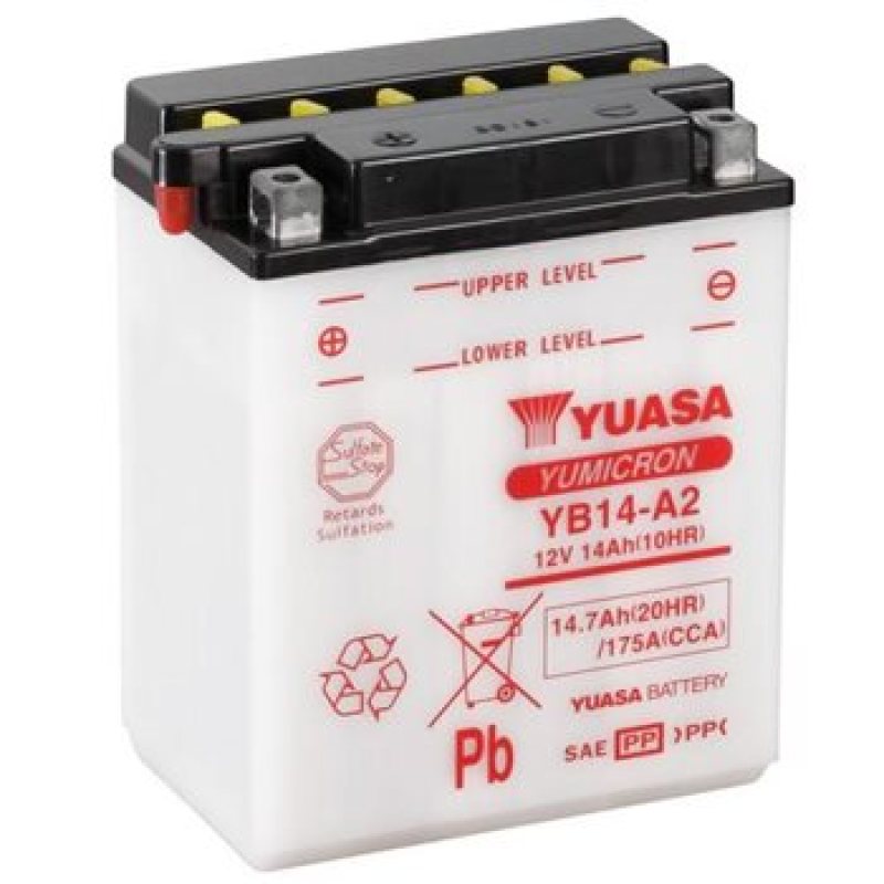 Yuasa Battery Yuasa YB14L-A2 Yumicron CX 12 Volt Battery YUAM2214YIND YUAM2214YIND User 1