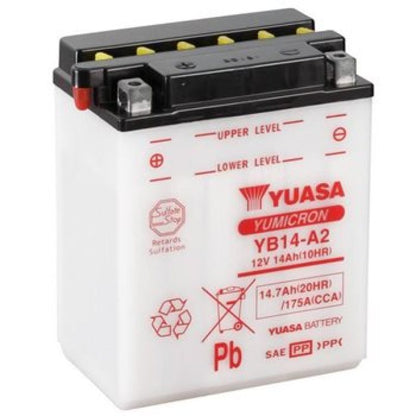 Yuasa Battery Yuasa YB14L-A2 Yumicron CX 12 Volt Battery YUAM2214YIND YUAM2214YIND User 1