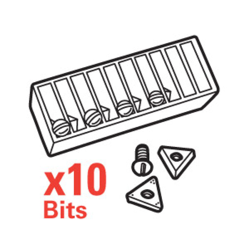 SPC Performance Carbide Insert for RELS Brake Lathe - Pack of 10 40809 40809 Line Art
