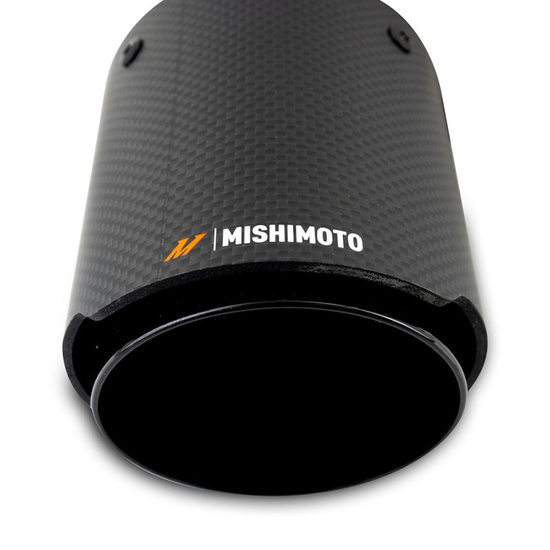 Mishimoto 2x Carbon Fiber Muffler Tip 2.5in Inlet 3.5in Outlet Black MMEXH-TIP-CFD25BK MMEXH-TIP-CFD25BK User 1