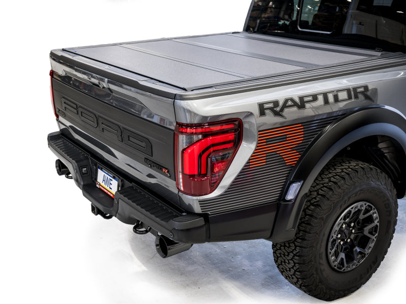 AWE Tuning AWE Gen 3 Raptor R SwitchPath Exhaust - Diamond Black Tips 3025-33852 3025-33852 Photo - Mounted