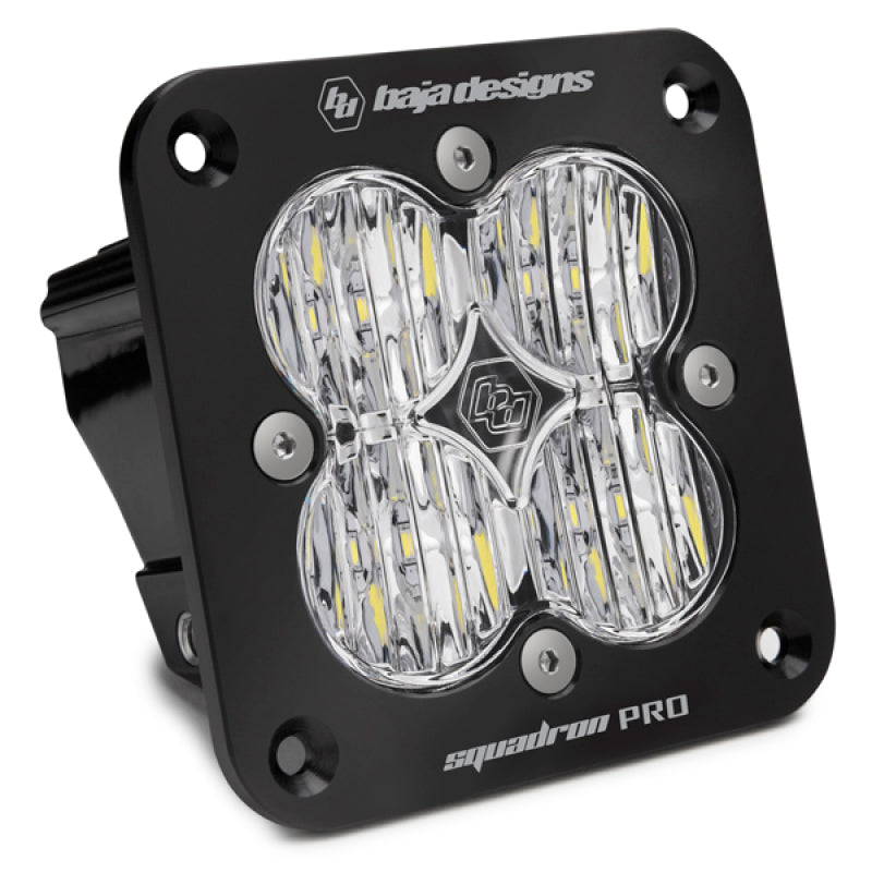 Baja Designs Squadron Pro Black Wide Cornering Pattern Flush Mount LED Light Pod - Black 491005 491005 Photo - Primary