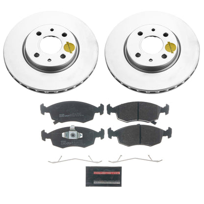 Power Stop 12-18 Fiat 500 Front Euro-Stop Brake Kit ESK6290 ESK6290 Photo - Primary