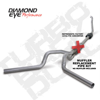 Diamond Eye Performance Diamond Eye KIT 4in TB MFLR RPLCMENT PIPEDUALALUM94-97 5 7 3L F250/F350 PWRSTROKE NFS K4308A-RP K4308A-RP Photo - Primary