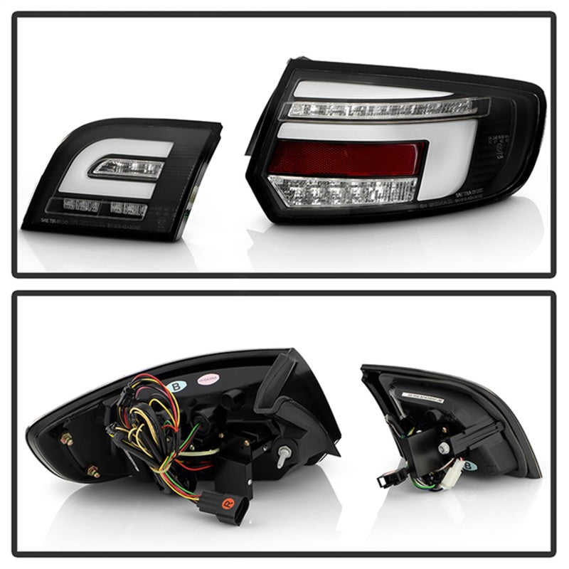 SPYDER 09-13 Audi A3 Full LED Tail Lights - Black (ALT-YD-AA309-LED-BK) 5089069 5089069 Photo - Unmounted