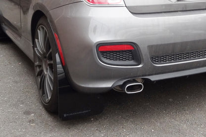 Rally Armor 2012+ Fiat 500 Mud flaps Red Logo MF25-UR-BLK/RD User 2