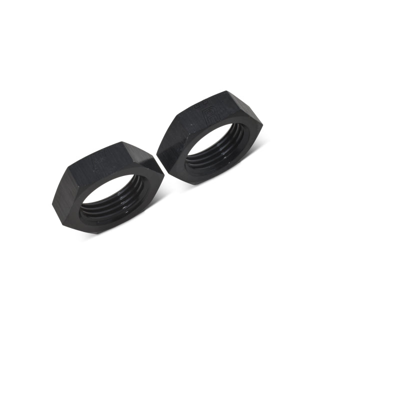 Russell -8 AN Bulkhead Nuts (Black Finish) 661903 Photo - out of package