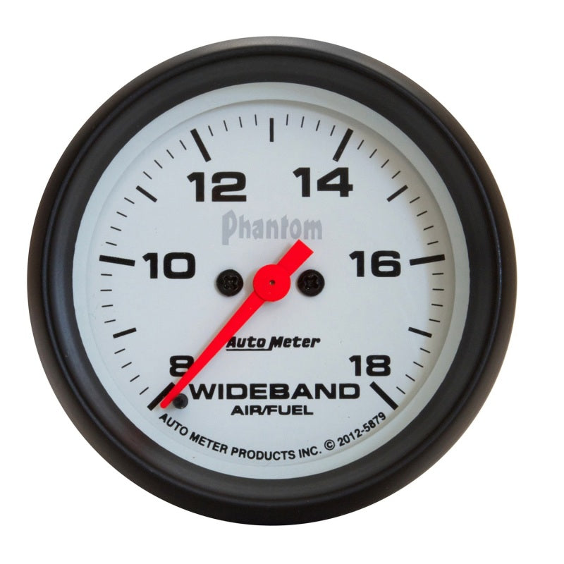 Autometer Gauge, Air/Fuel Ratio-Wideband Analog 2 5/8", 8:1-18:1, Stepper Motor 5879 Photo - Primary