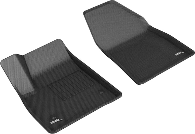 3D MAXpider 20-21 Cadillac XT6 Kagu 1st Row Floormats - Black L1CD02111509 L1CD02111509 Photo - Primary