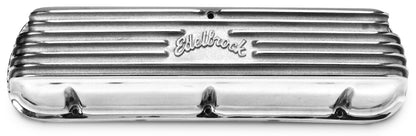 Edelbrock Valve Cover, Classic Series, Ford, 1962-95 221-351W V8, Polshed 4160 Photo - Primary