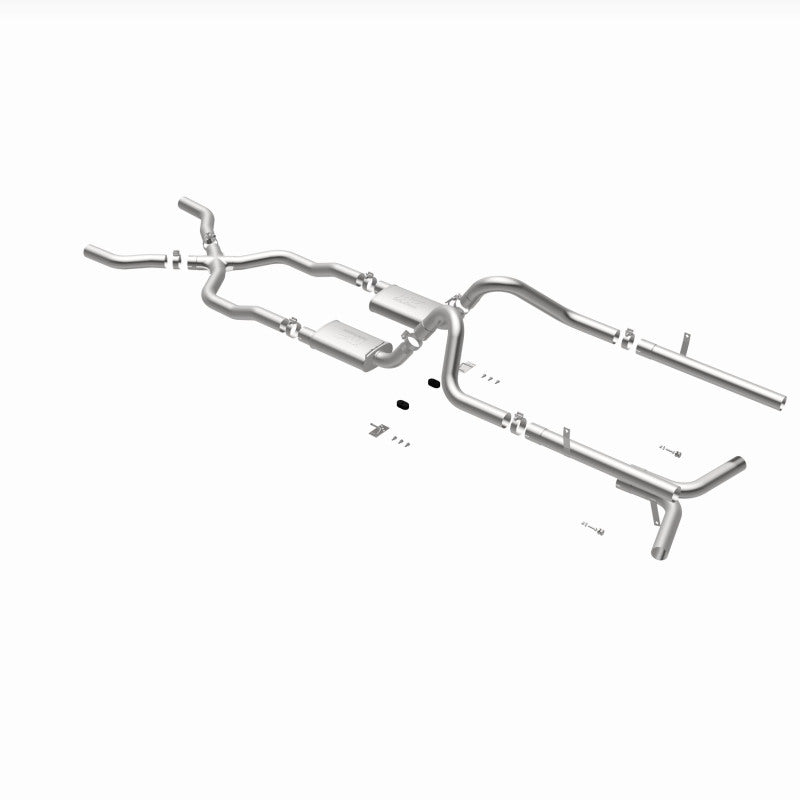 MagnaFlow Chevrolet Bel Air Street Series Crossmember-Back Performance Exhaust System 16596 360 Degree Image Set