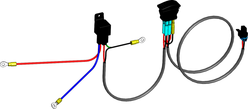 KFI Kfi Wire Harness Hyd Actuator 105940