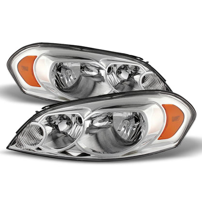 SPYDER Xtune Chevy Impala 06-13 Monte Carlo 06-07 Crystal Headlights Chrome HD-JH-CIM06-AM-C 9026232 9026232 Photo - Primary