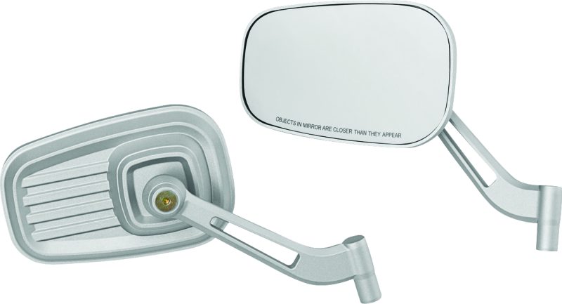 Kuryakyn Dillinger Mirrors Silver 6654 6654 Photo - Primary