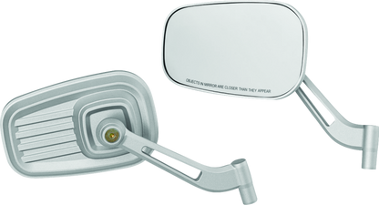 Kuryakyn Dillinger Mirrors Silver 6654 6654 Photo - Primary