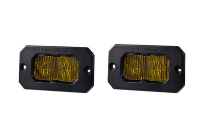 Diode Dynamics Stage Series 2 In LED Pod Pro - Yellow Fog Flush ABL (Pair) DD6433P DD6433P Photo - Primary