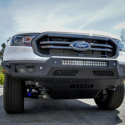 Westin 19-22 Ford Ranger Outlaw/Pro-Mod Skid Plate - Tex. Blk 58-71085 58-71085 Photo - Mounted