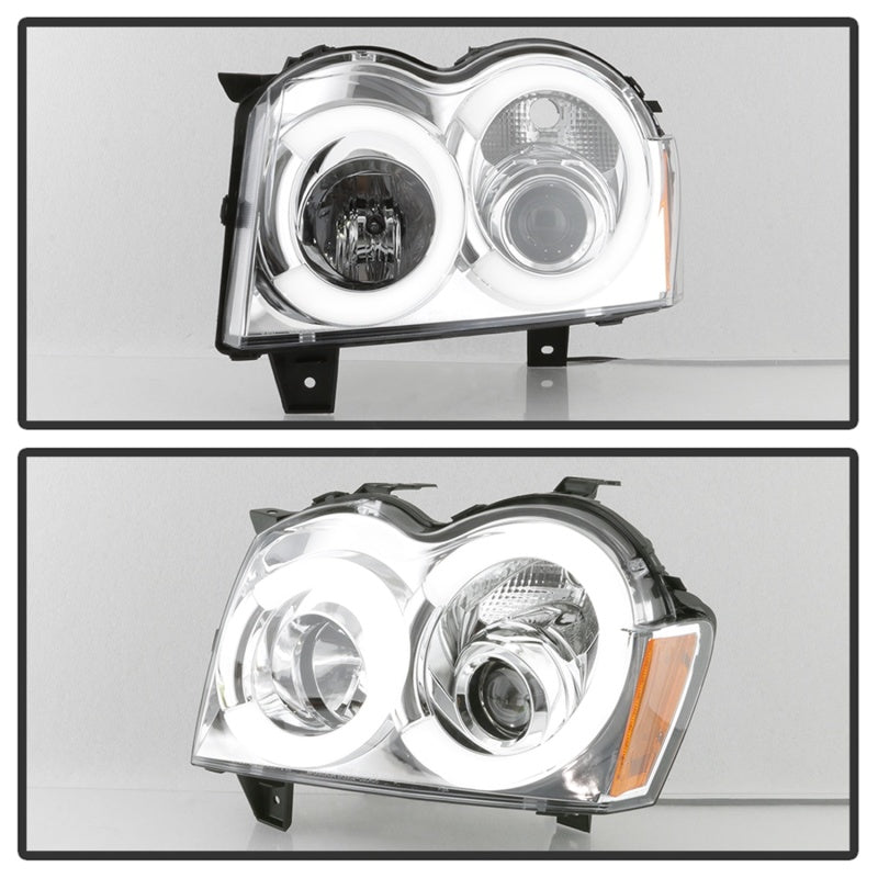 Spyder 05-07 Jeep Grand Cherokee - Light Bar Projector Headlights - Chrome - PRO-YD-JGC05V2-LB-C 5086112 5086112 Photo - Unmounted