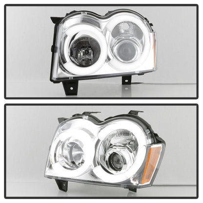 Spyder 05-07 Jeep Grand Cherokee - Light Bar Projector Headlights - Chrome - PRO-YD-JGC05V2-LB-C 5086112 5086112 Photo - Unmounted