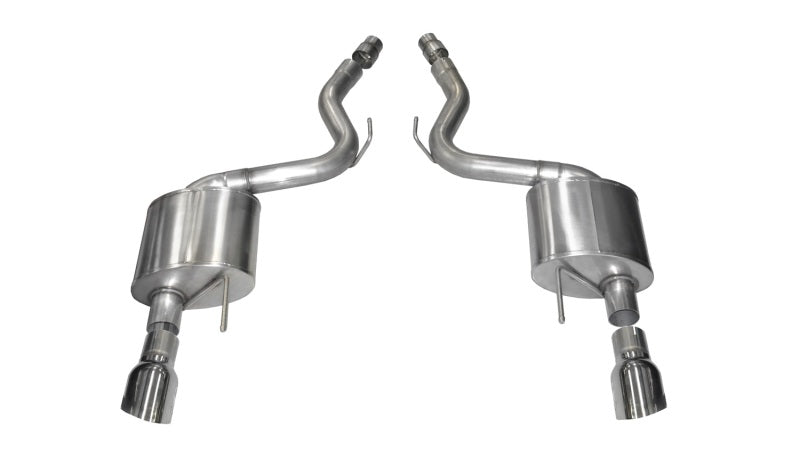 Corsa Performance 2015 Ford Mustang GT 5.0 3" Axle Back Exhaust, Polish Dual 4.5" Tip 14326 Photo - Primary