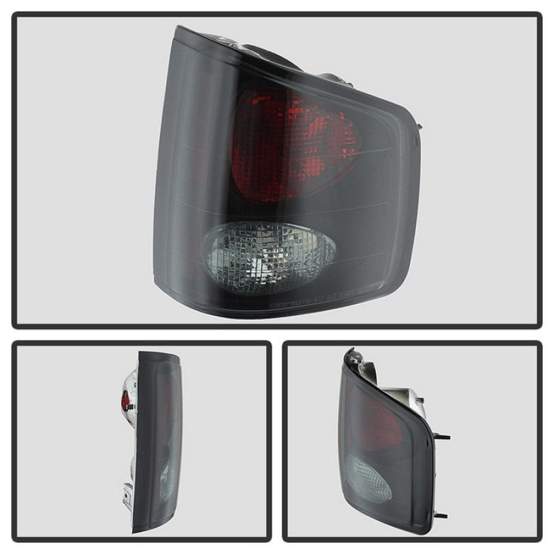Spyder Chevy S10 94-04/Isuzu Hombre 96-00 Euro Tail Lights Blk Smke ALT-YD-CS1094-BSM 5078049 5078049 User 1
