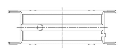 ACL GMC/Holden 1.6/1.8/2.0/2.4L Family II Engines Standard Size Main Bearing Set 5M2327H-STD 5M2327H-STD Technical Drawing