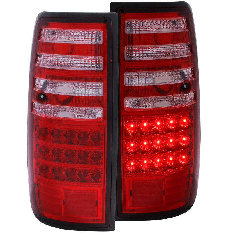 Anzo 1991-1997 Toyota Land Cruiser Fj LED Taillights Red/Clear 311095 Photo - Primary