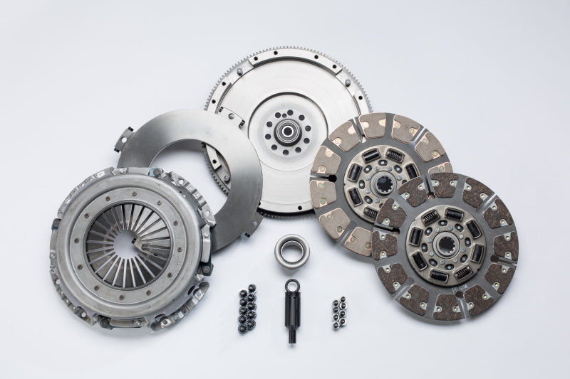 South Bend Clutch 99-03.5 Ford 7.3 Powerstroke ZF-6 Street Dual Disc Organic Clutch Kit SFDD3250-6-ORG SFDD3250-6-ORG Photo - Primary