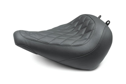 Mustang Motorcycle Mustang 18-21 Harley Fat Boy Wide Tripper Solo Seat Diamond Stitch - Black 83026 83026 Photo - Primary
