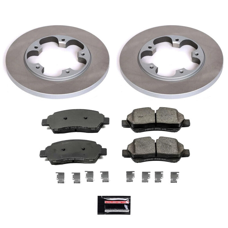 PowerStop Power Stop 15-19 Ford Transit-350 Rear Semi-Coated Rotor Kit SC7145 SC7145 Photo - Primary