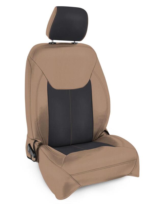 PRP Seats PRP 13-18 Jeep Wrangler JK Front Seat Covers/2 door or 4 door (Pair) - Black/Tan B022-04 B022-04 Photo - Primary